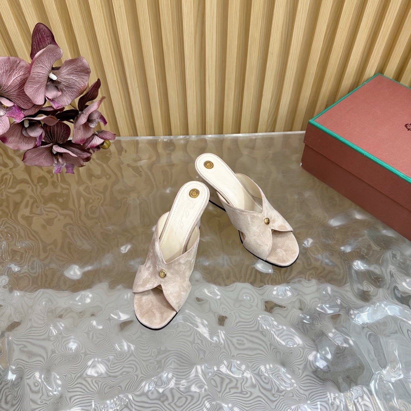 LP Vera Heeled Sandal Whisper White Sheepskin 307965
