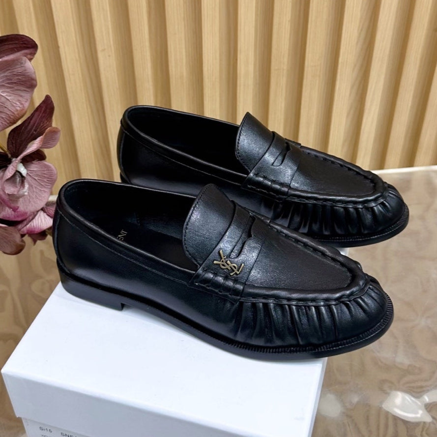 YSL 2025 Loafer Black Cowhide 174547