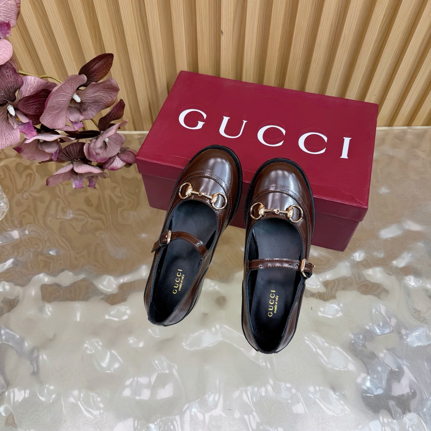 GG 26 Slip-on Dark Brown Sheepskin 589462