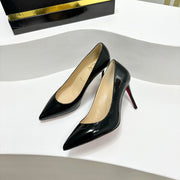 Cl Kate Pump Black Beige Patent Calfskin