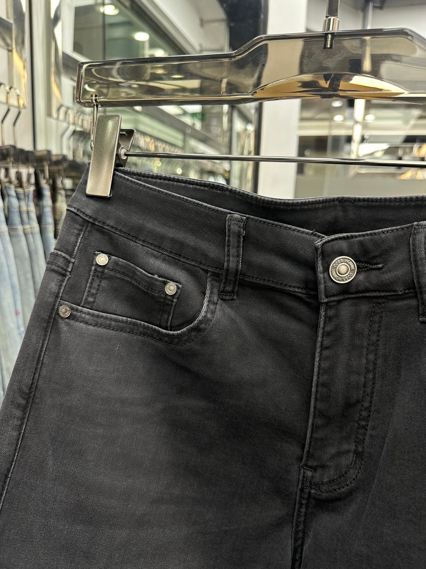 CD 2026 Pants Jeans  Black Denim Fabric 317773