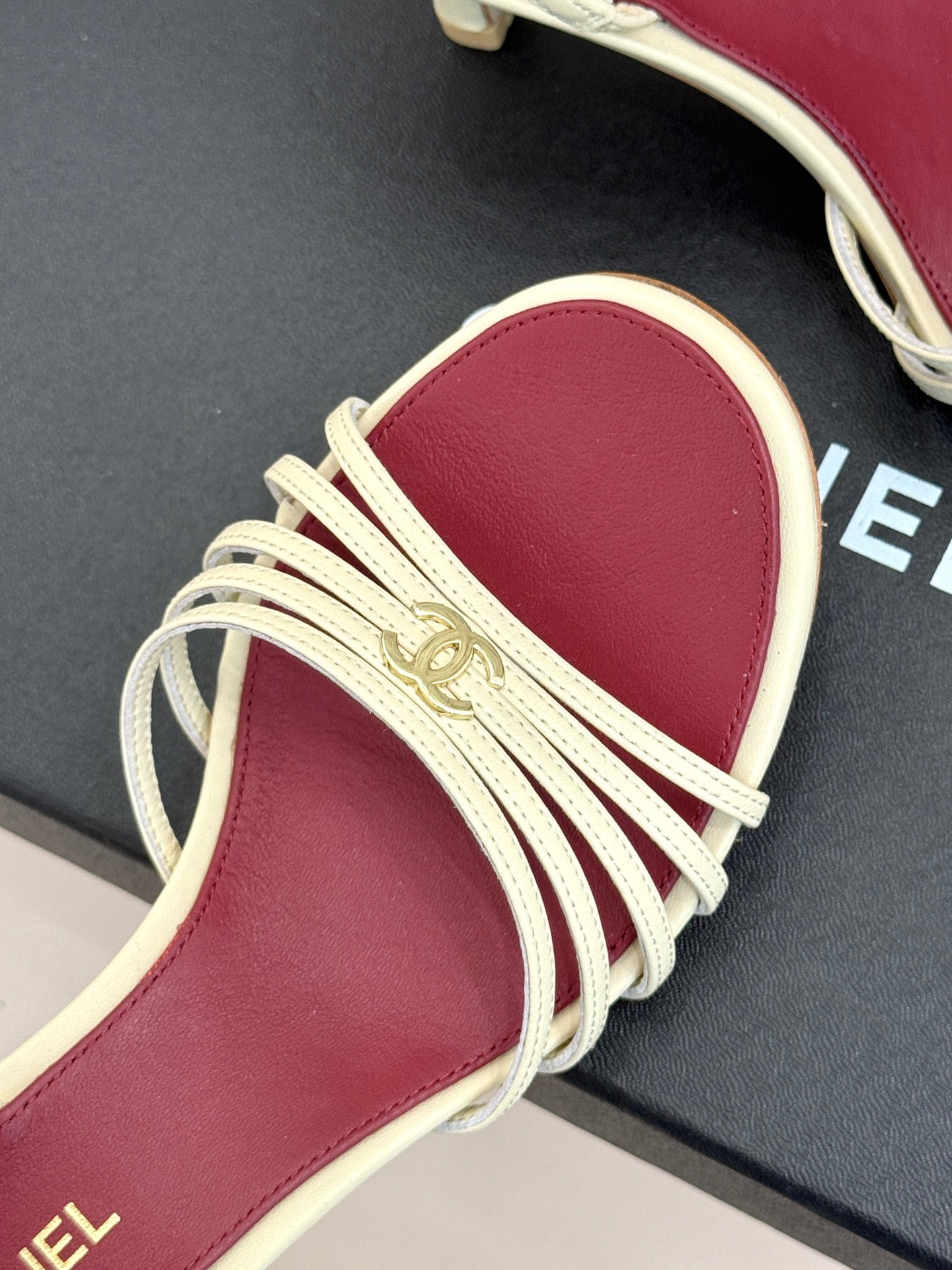 Chanel 2026 Strappy High Heeled Sandal 60mm Sheepskin 878757