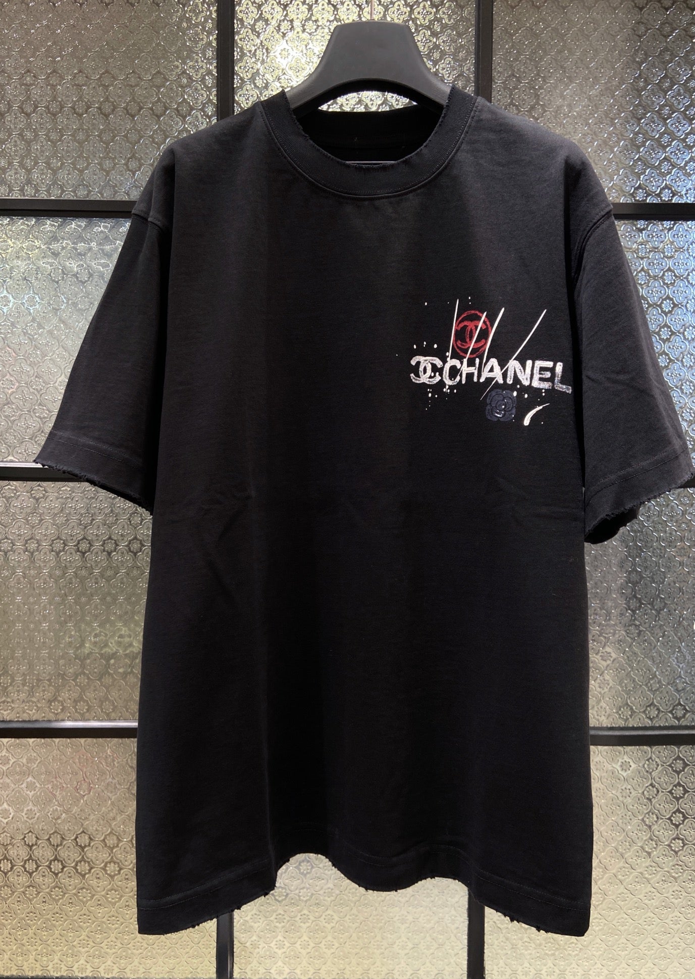 Chanel 2026 T-shirt Black White Green Cotton