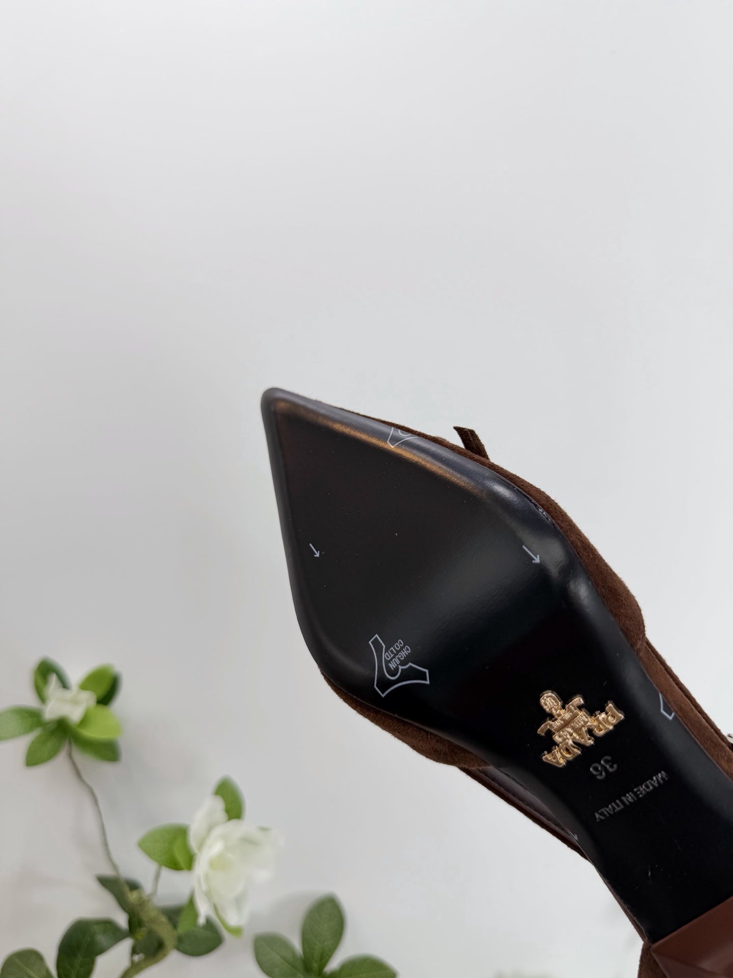 PRA 26SS Pumps 75  Dark Brown Suede 592351