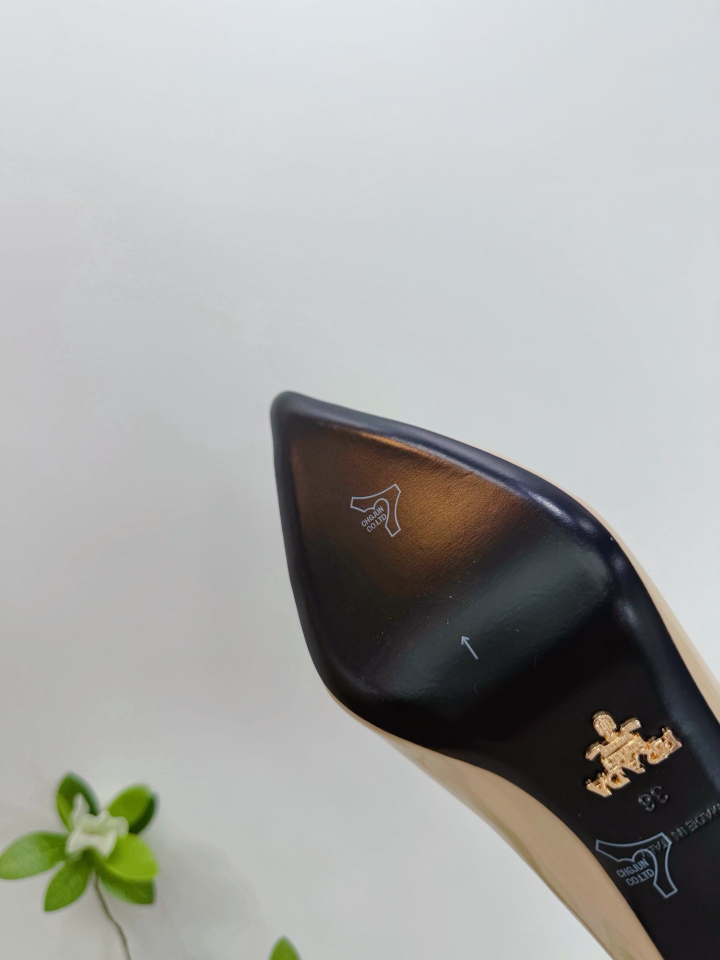 PRA 26SS High Heels Pumps 75 Beige Patent Leather 592355