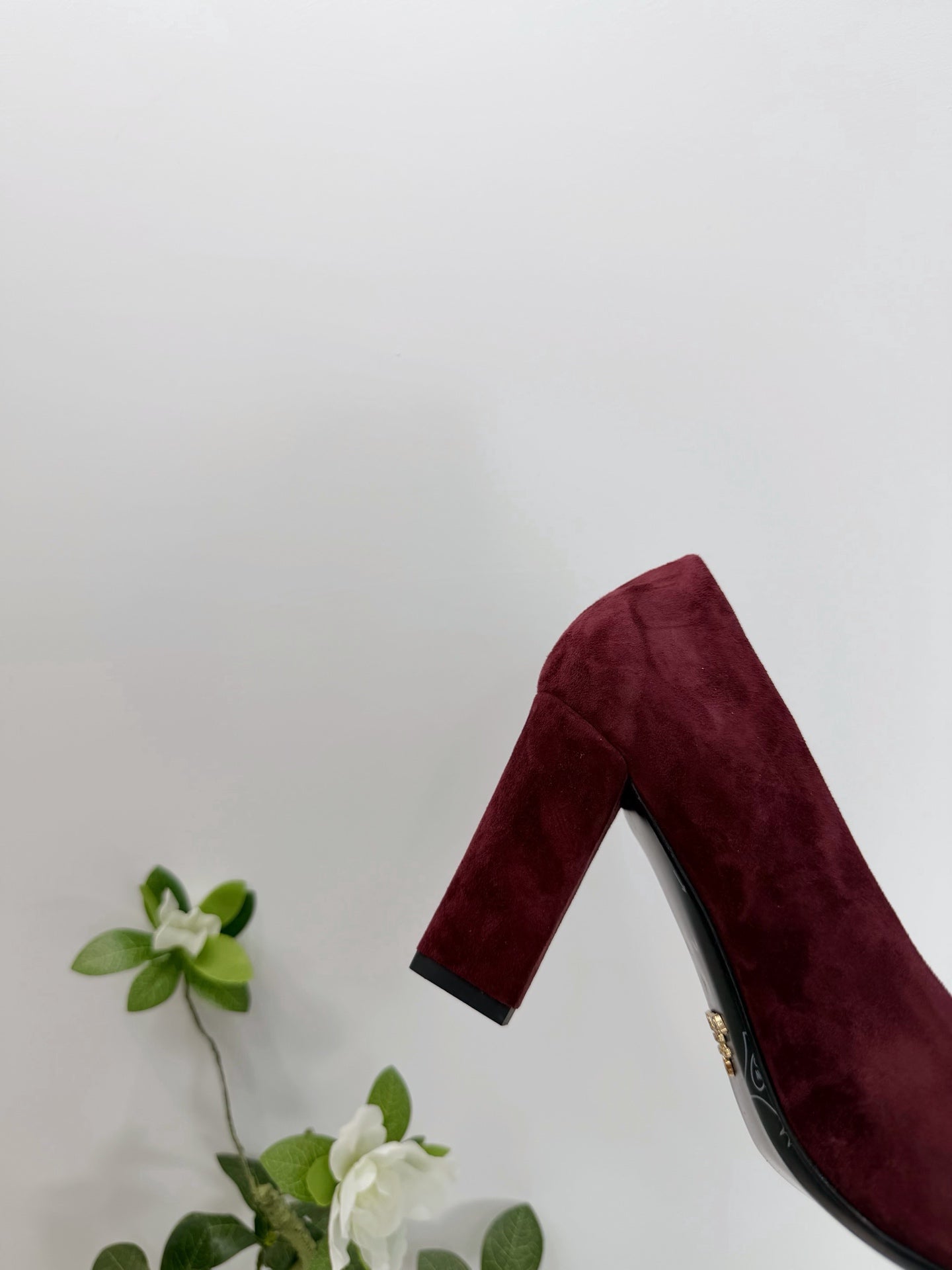 PRA 26SS High Heel Pump 85 Burgundy Suede 592370