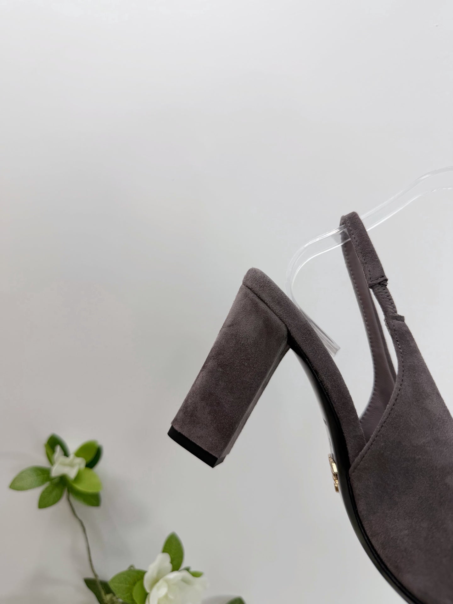 PRA 26SS Slingback 85 Gray Suede 592364