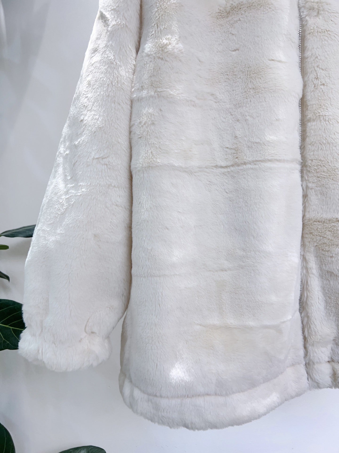 Prada 2025 Fur Jacket White Wool