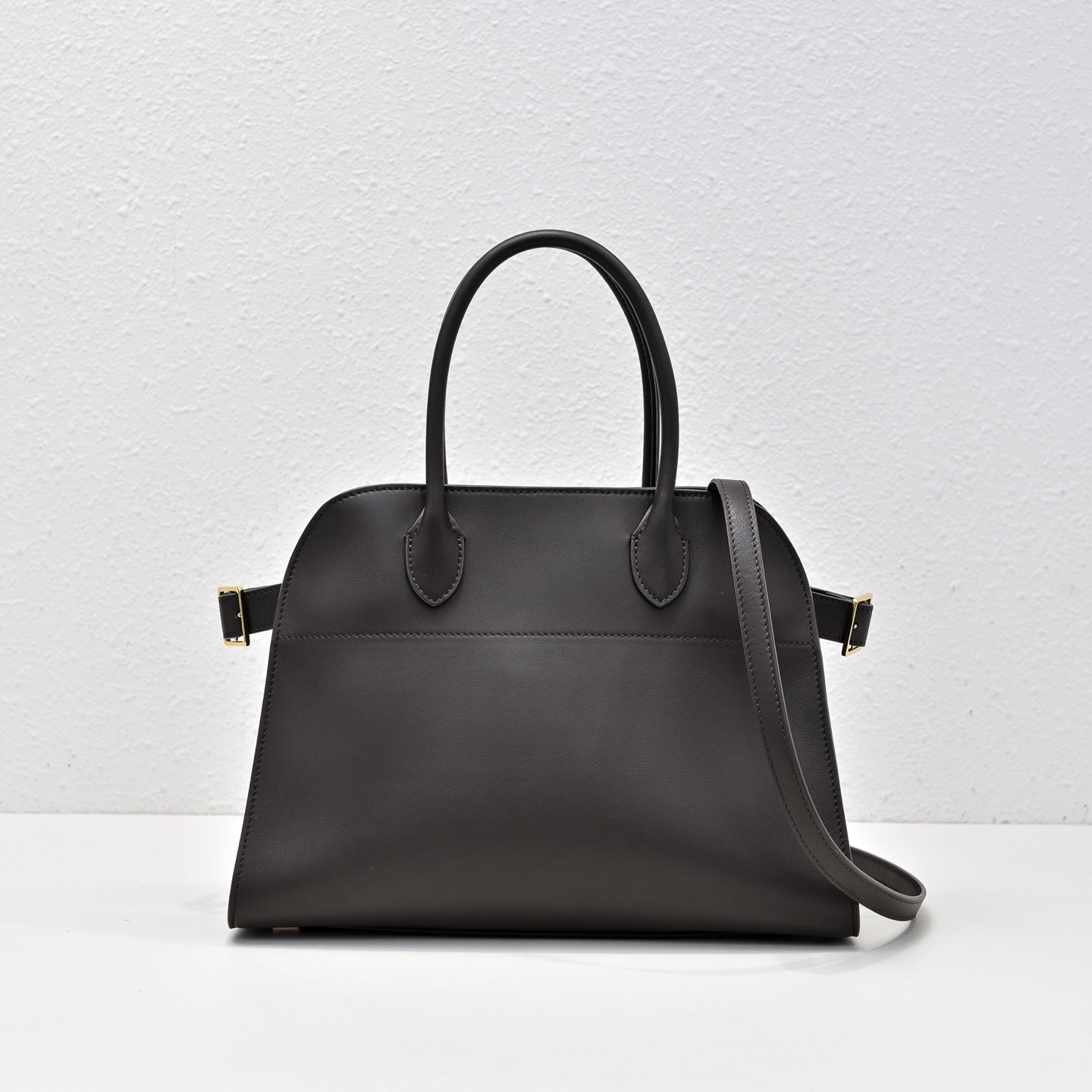 The Row Margaux 12 32cm Tote Bag In Calfskin