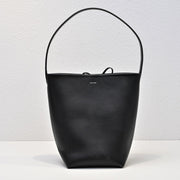 The Row N/S Park Tote 30cm Black Leather