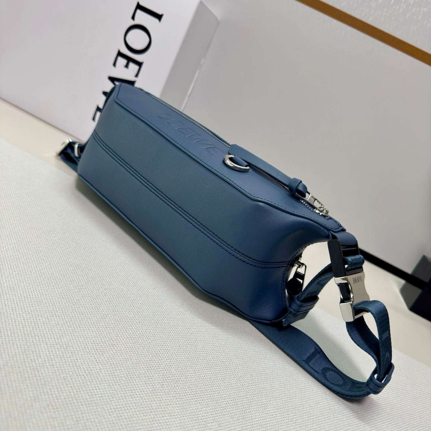 Loewe 2025 Convertible Sling Indigo Dye Calfskin 274664