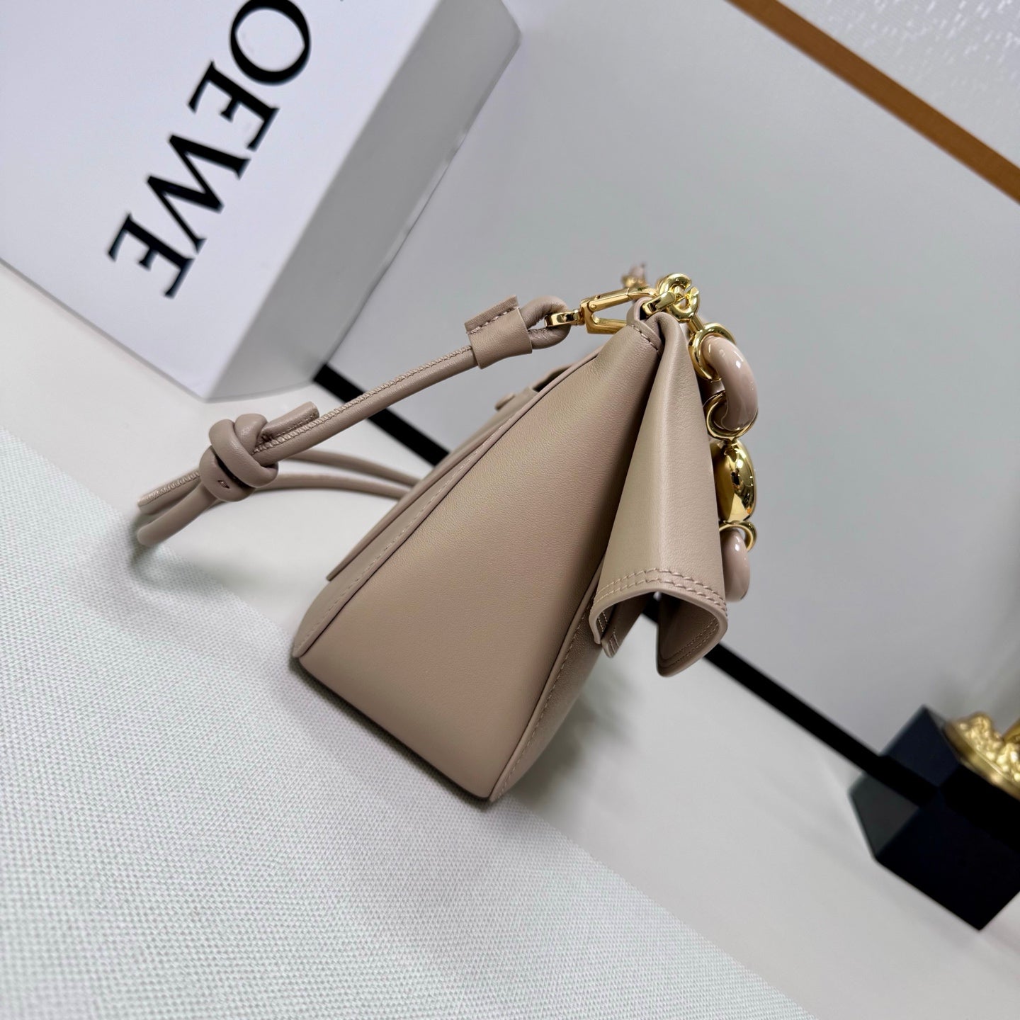 Loewe Ola Medium Bag Nude Beige Calfskin 274679