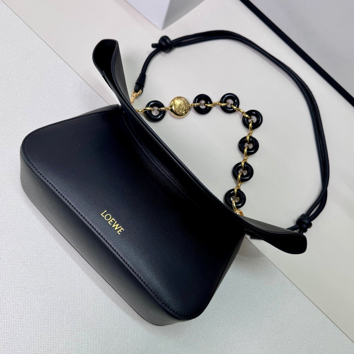 Loewe 2025 Ola 26 Bag Black Smooth Calfskin 274674