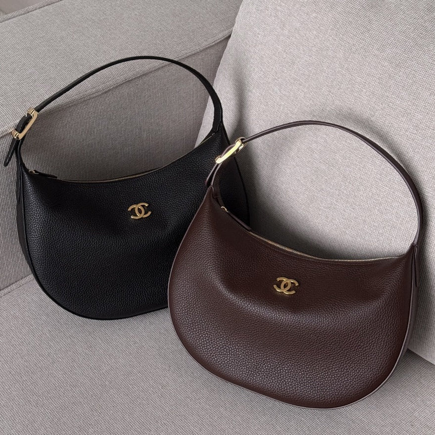 Chanel 2026 Hobo Bag 30cm Grained Calfskin