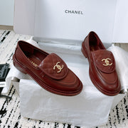 CC Moccasins 25mm In Burgundy Lambskin 144653