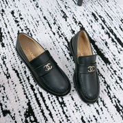 CC Moccasins In Black Lambskin 144540