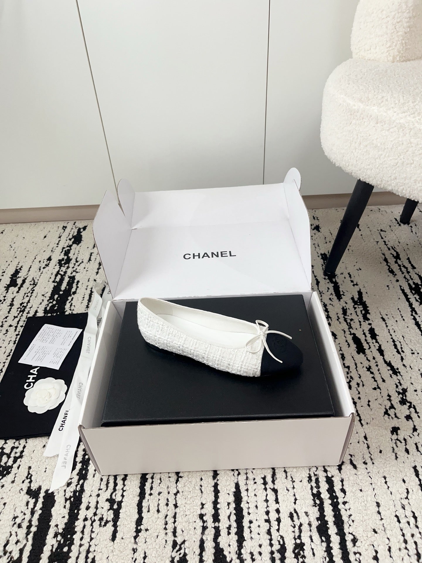 Chanel 2026 Ballet Flat Tweed 900722