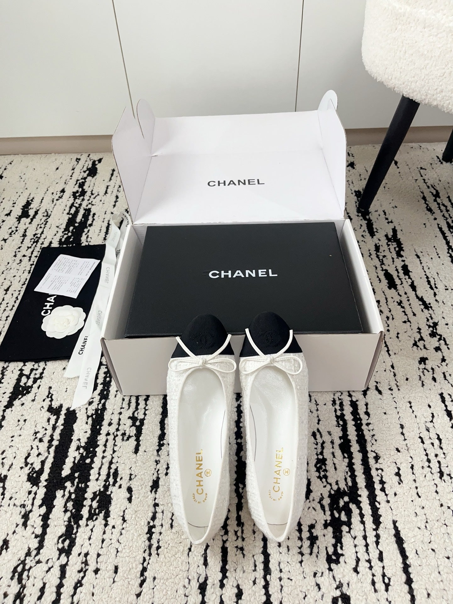 Chanel 2026 Ballet Flat Tweed 900722