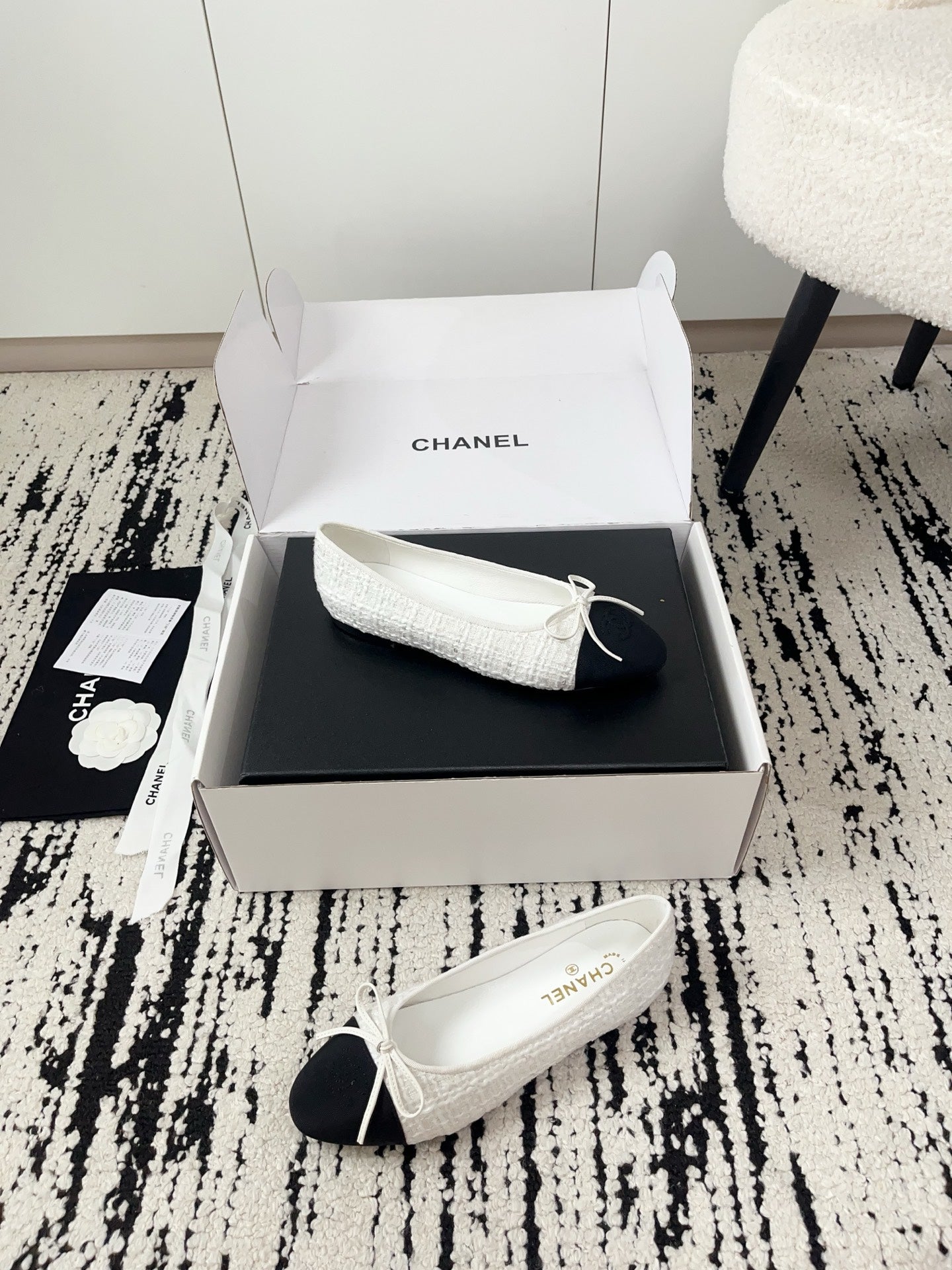 Chanel 2026 Ballet Flat Tweed 900722