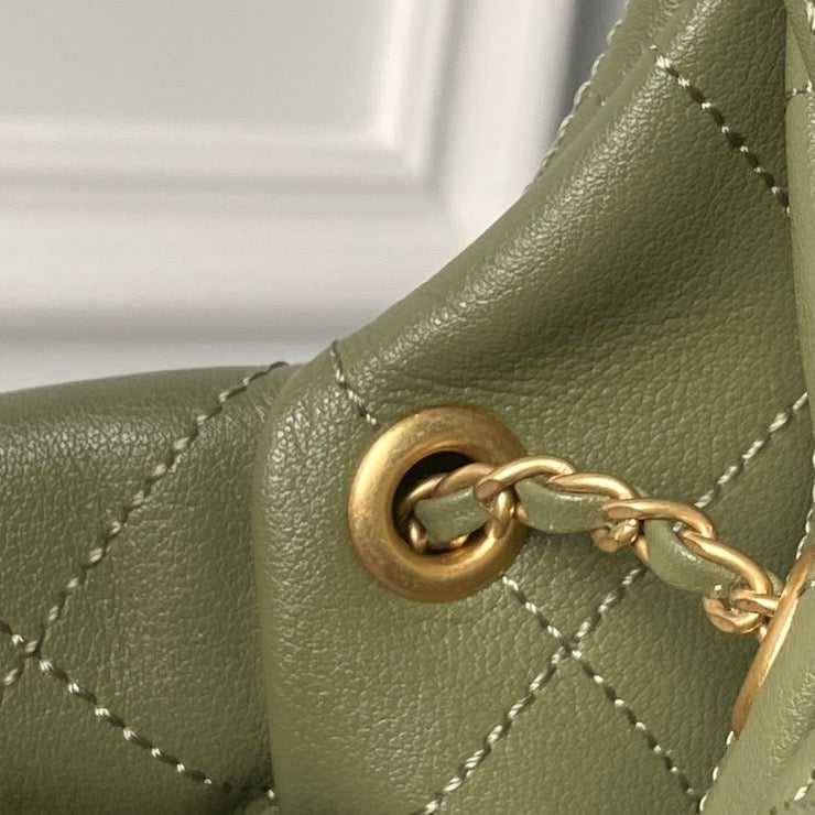 Chanel 2025 Bag 45cm Green Calfskin 318234