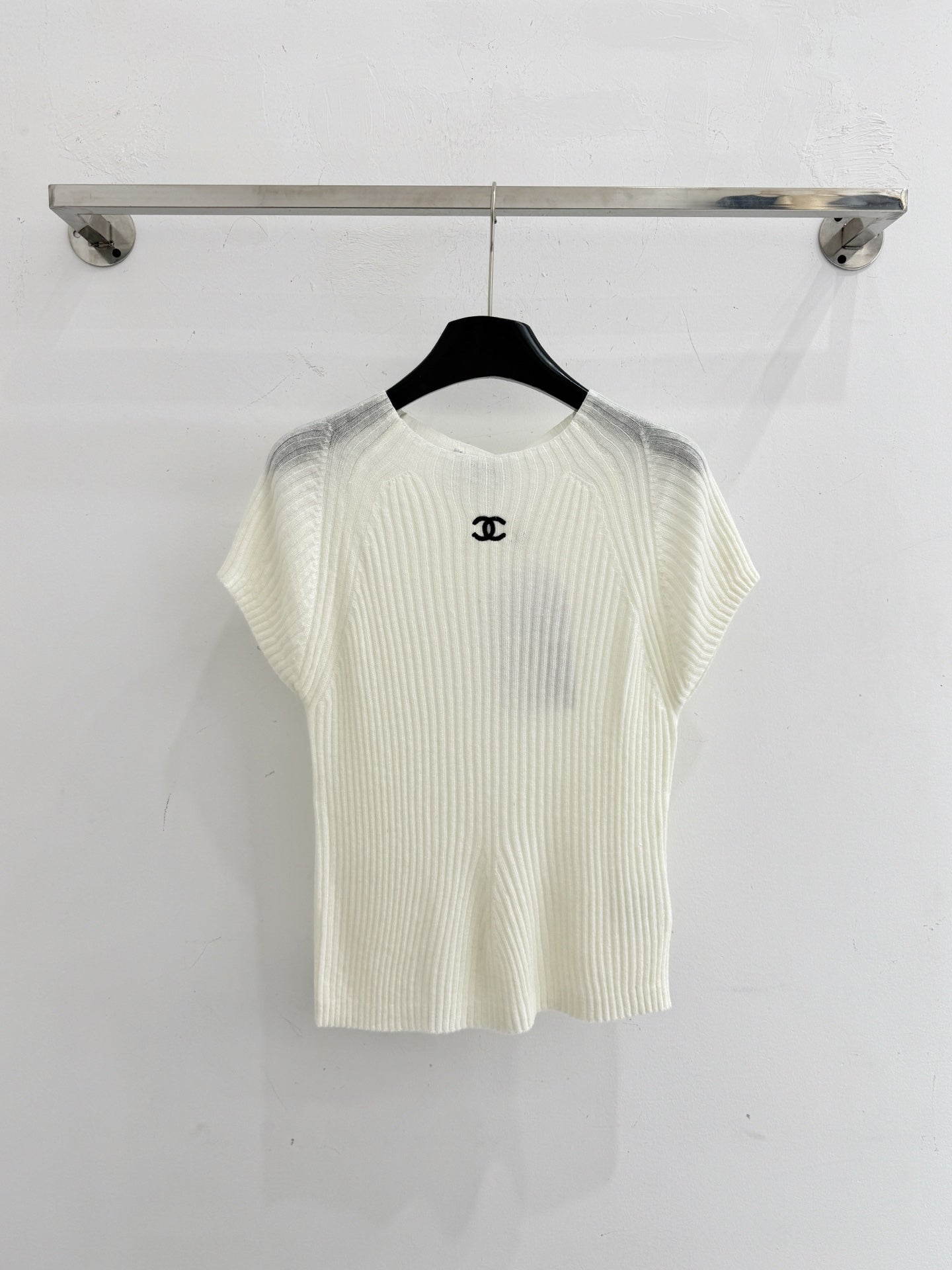 Chanel 2026 Short-Sleeve Shirt Wool 732780