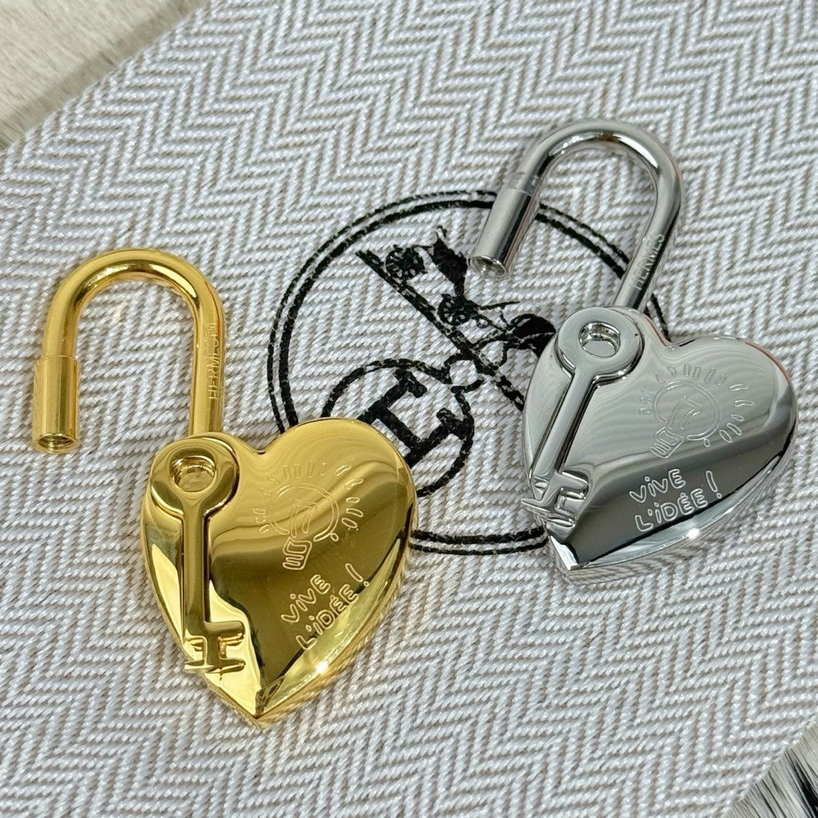 HM Heart-shaped Lock Bag Charm