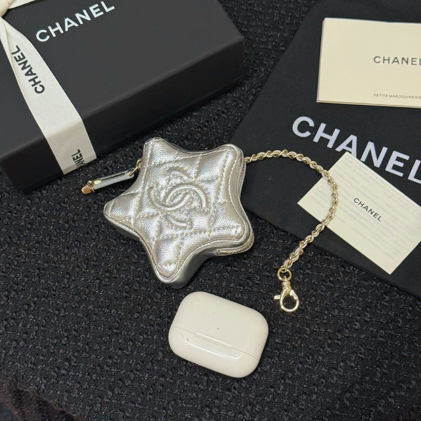 Chanel Five-pointed Star Lambskin Charm