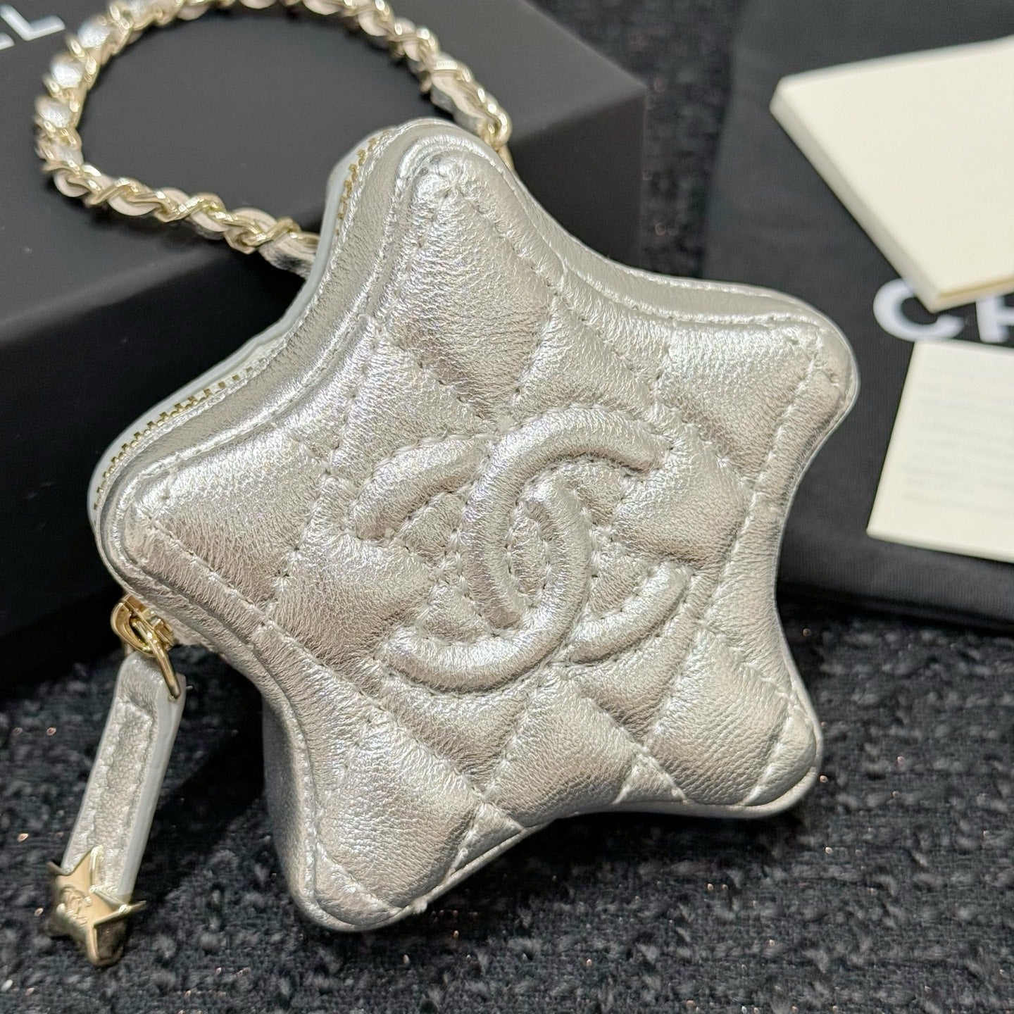 Chanel Five-pointed Star Lambskin Charm