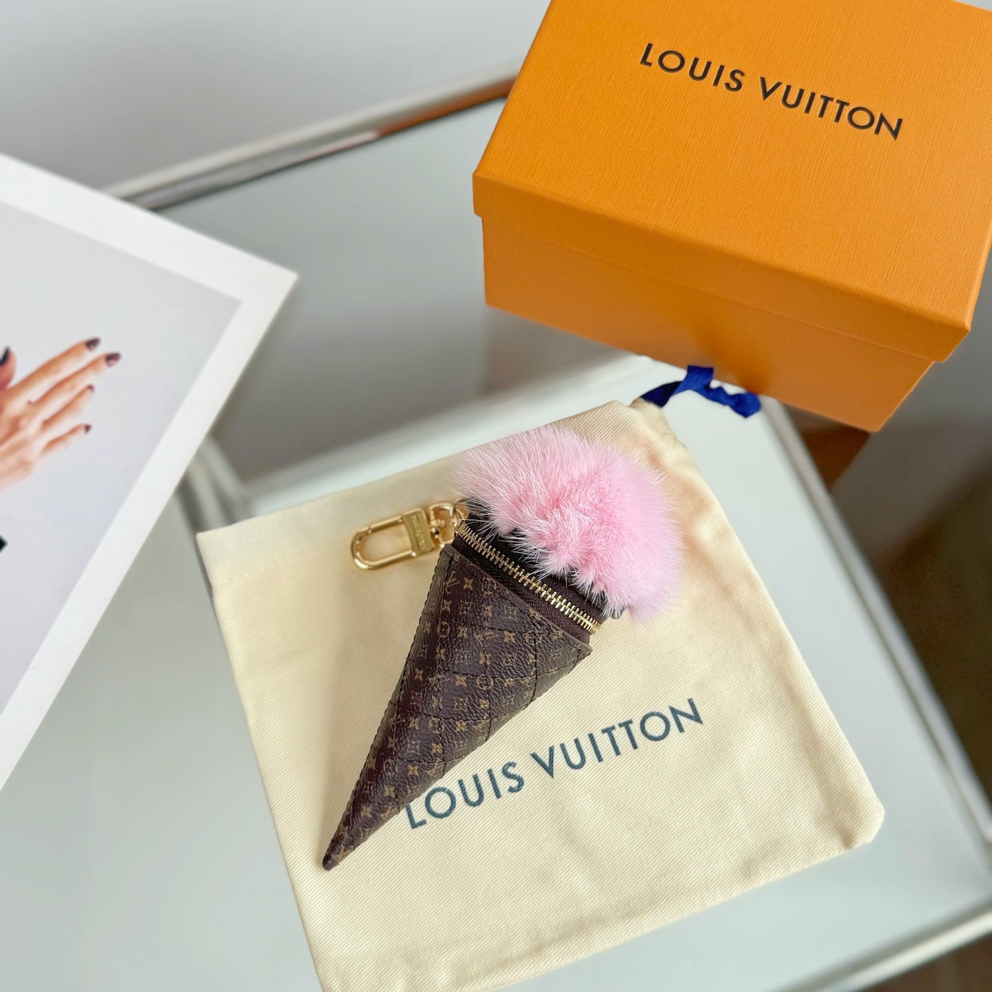 Louis Vuitton Ice Cream Cone Charm