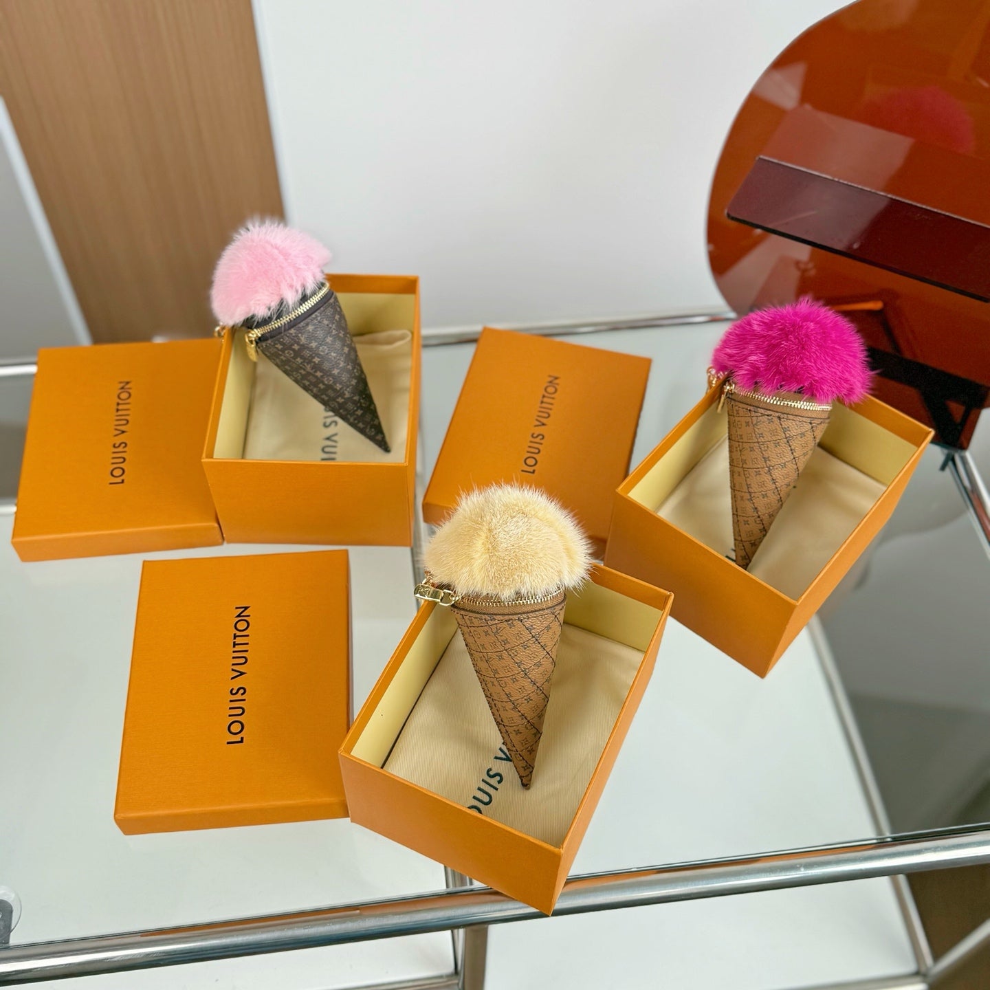 Louis Vuitton Ice Cream Cone Charm