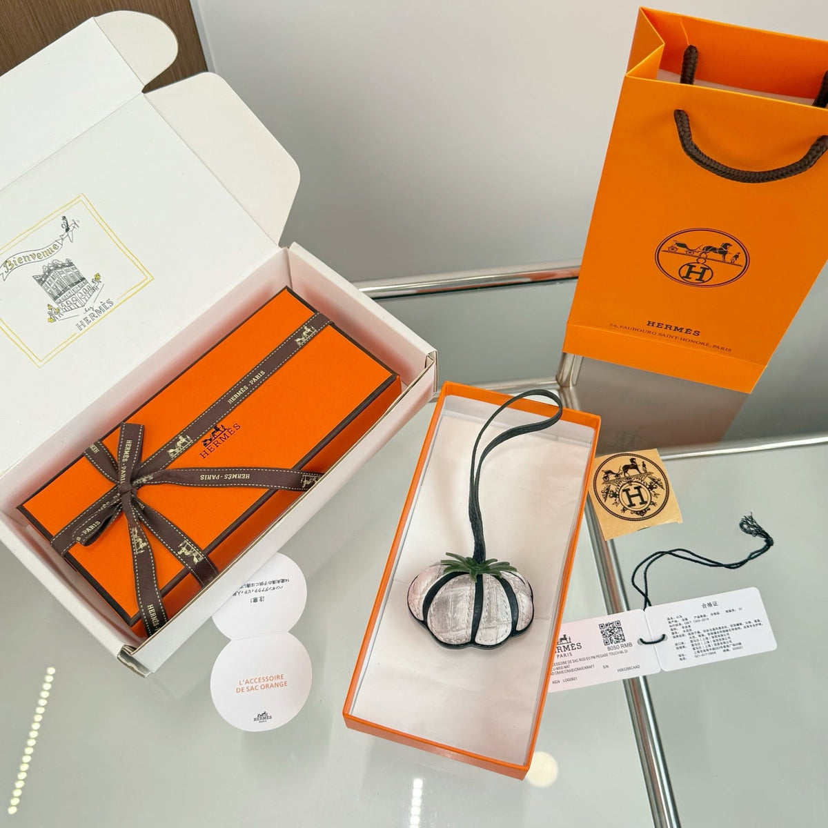 Hermes Tomato Bag Charm