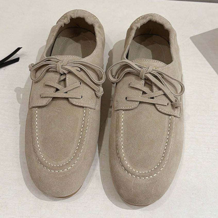 Celine 2026 Birkenstock Lace-Up Loafers Suede 101086