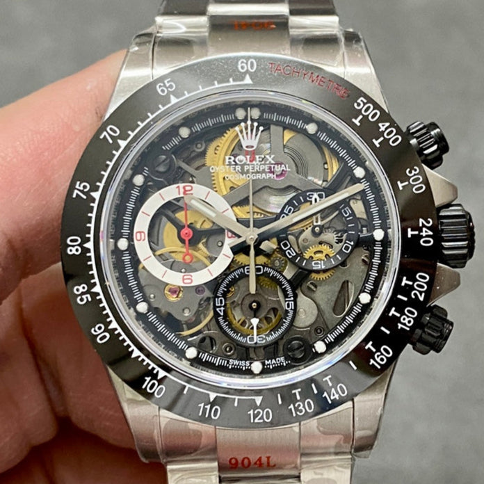 Rolex Daytona 40mm Silver Black