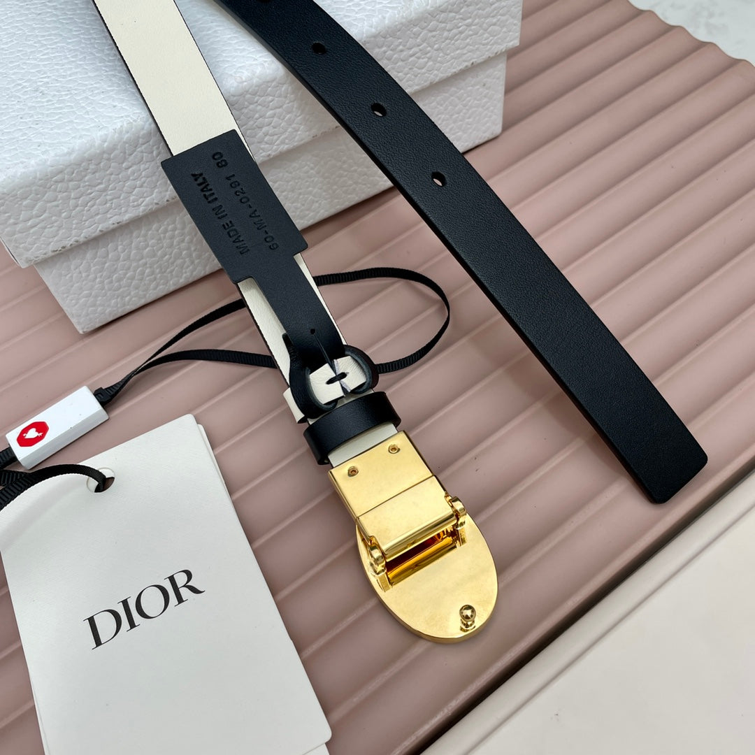 Dior 2026 Montaigne Reversible Belt 2.0cm Smooth Cowhide Leather