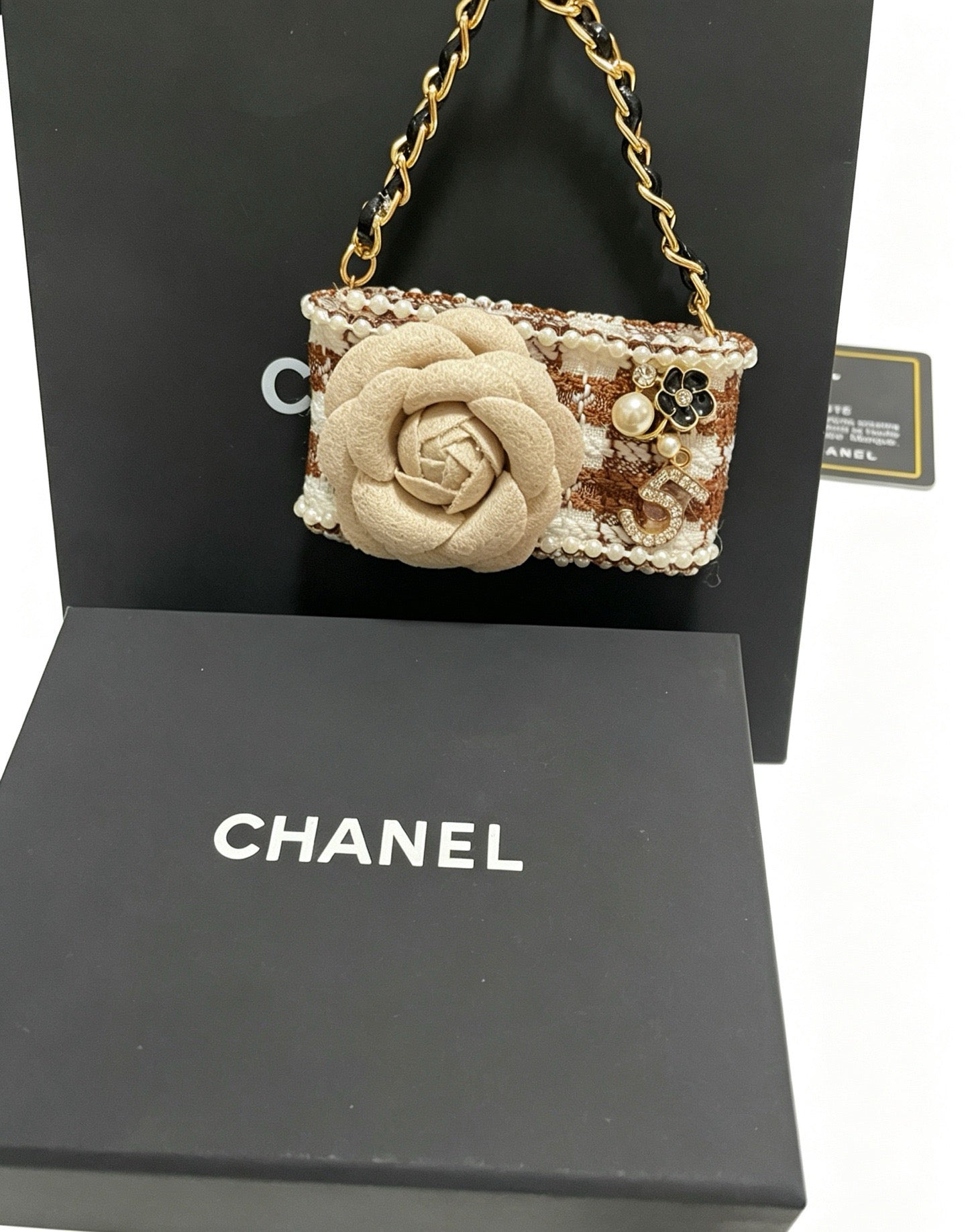 Chanel Flower Mini Bag Charm