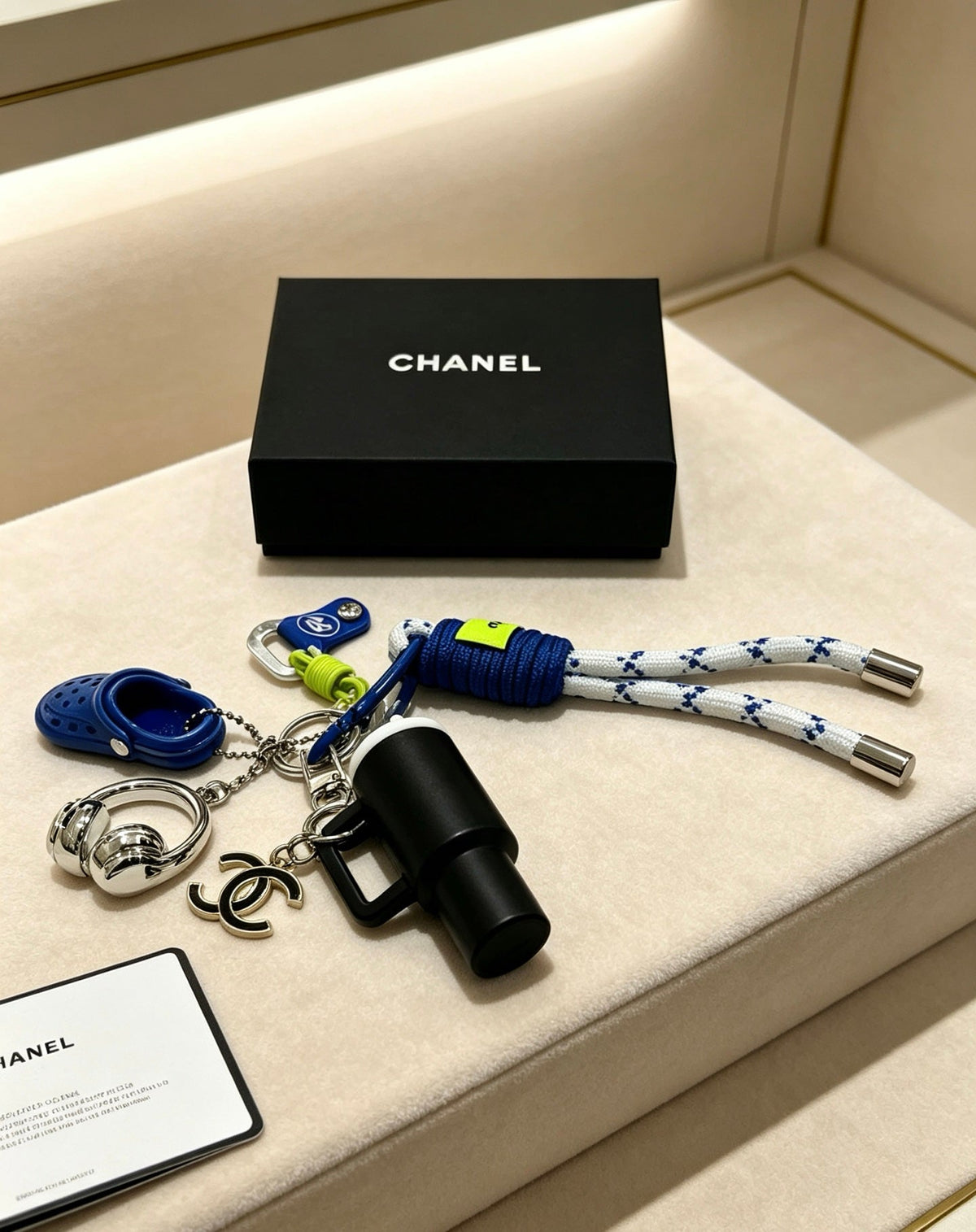 Chanel Bag Charm With Clog-shaped