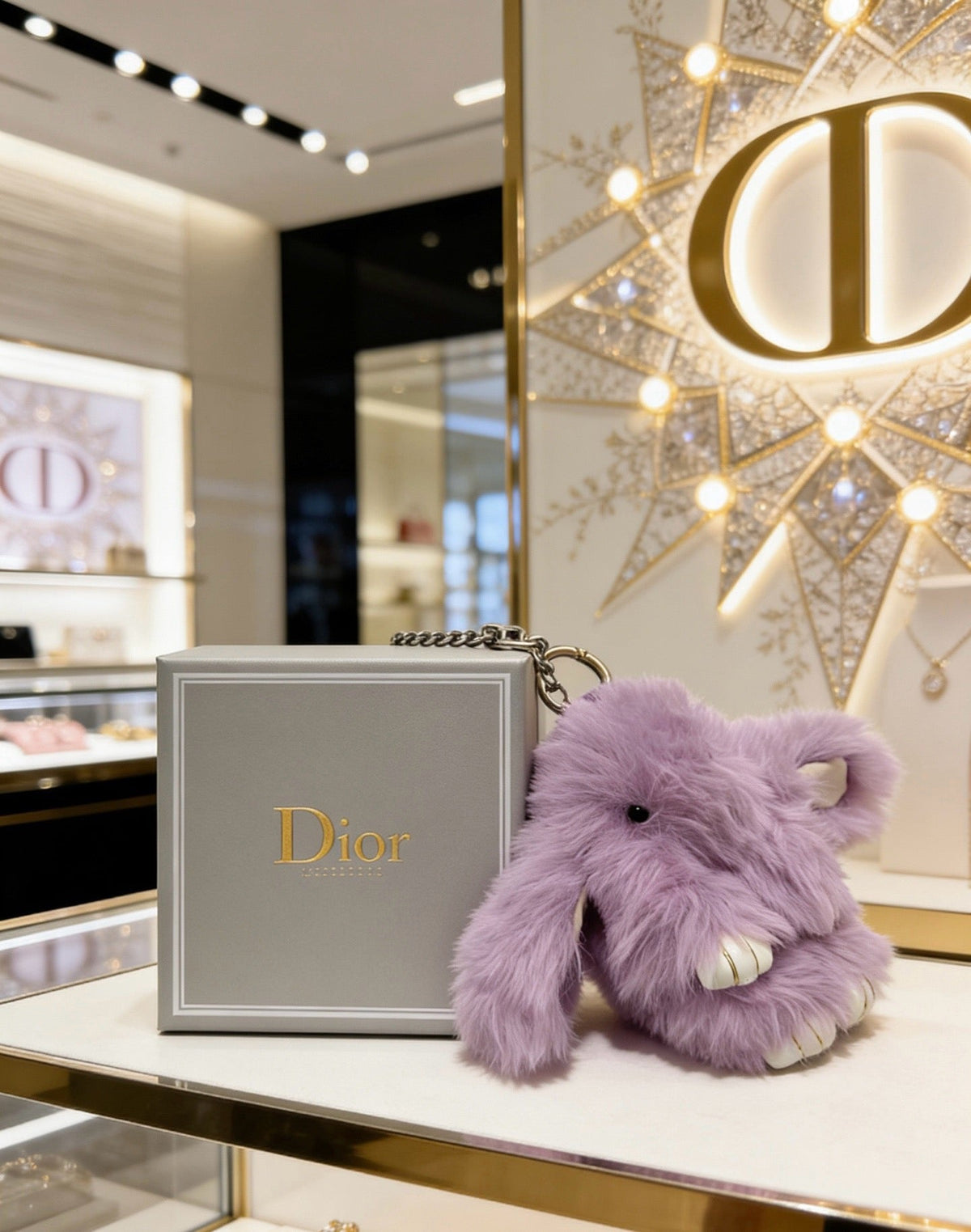 Dior Purple Rabbit Charm