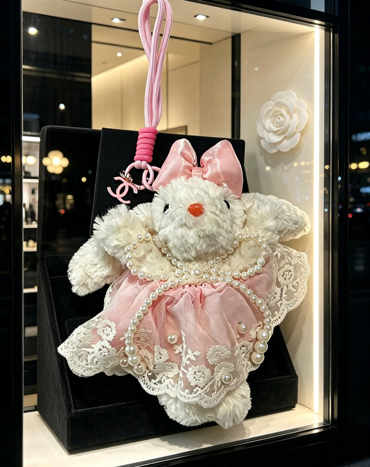 Chanel Bunny Doll Charm