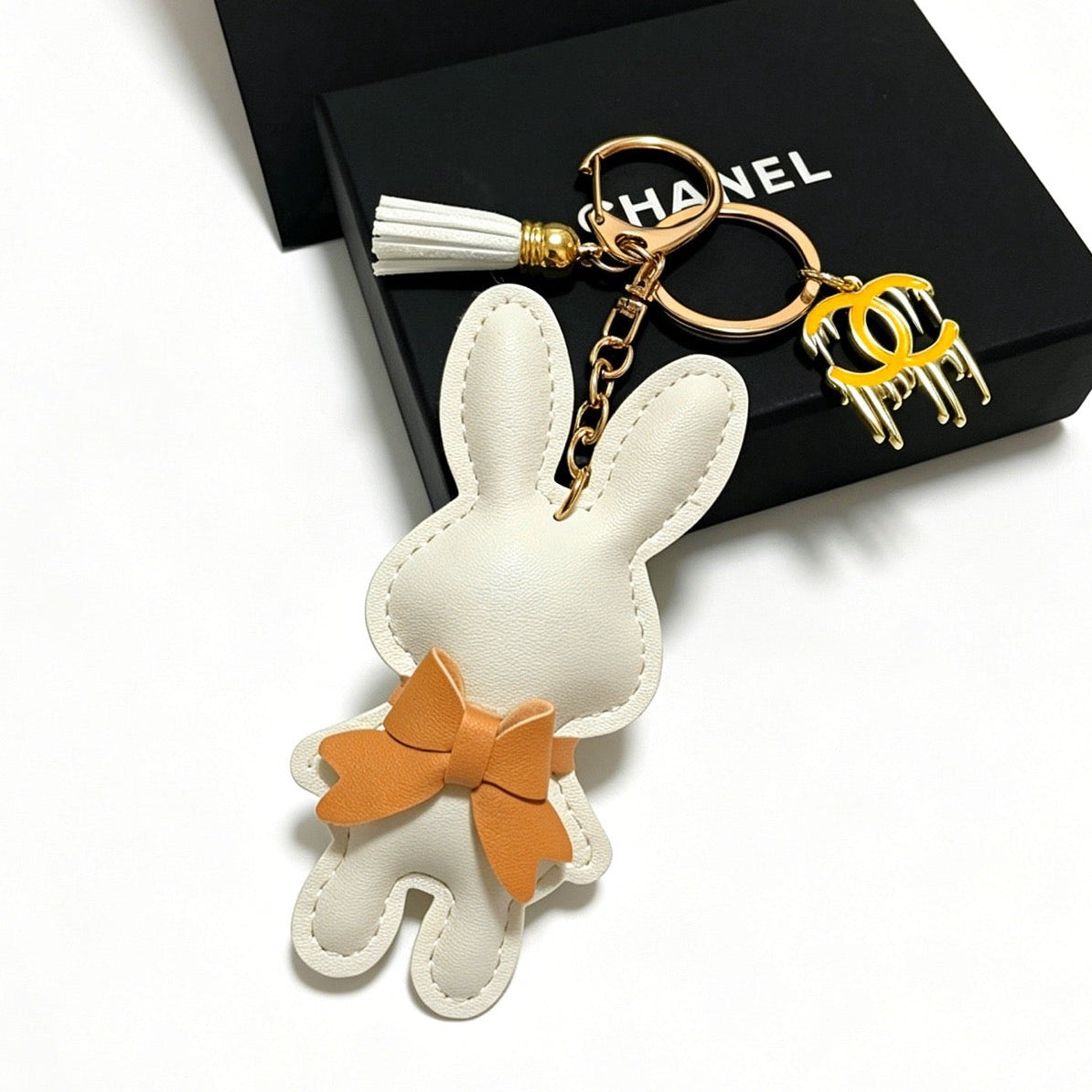 Chanel White Rabbit Charm