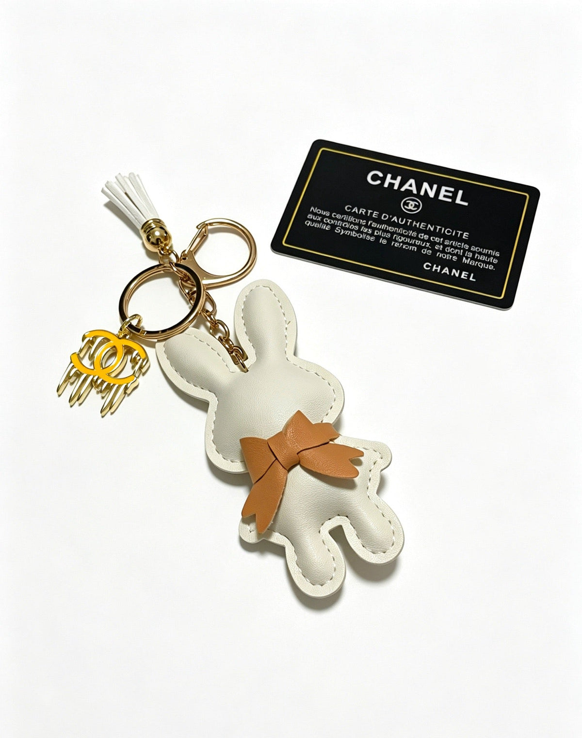 Chanel White Rabbit Charm