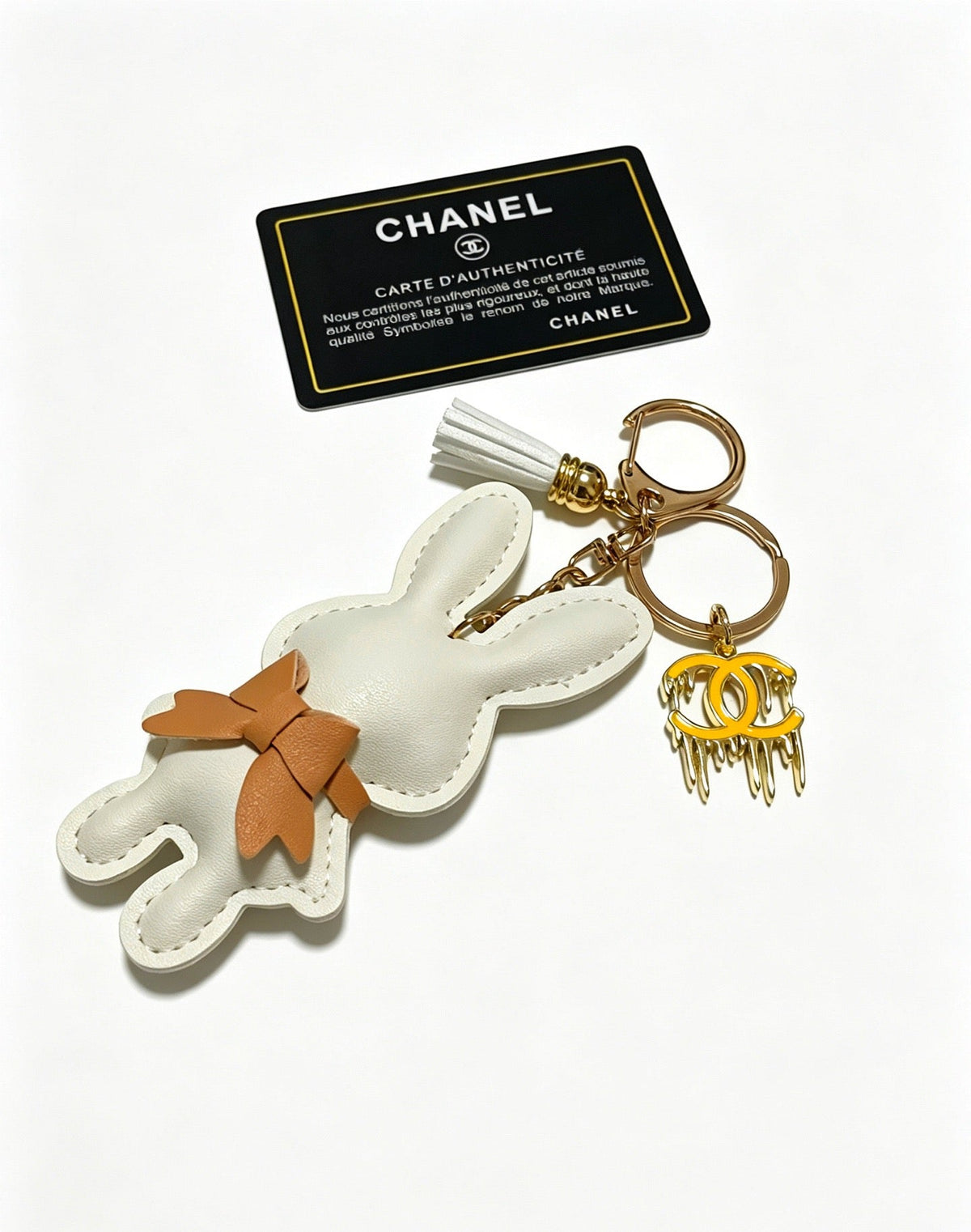 Chanel White Rabbit Charm