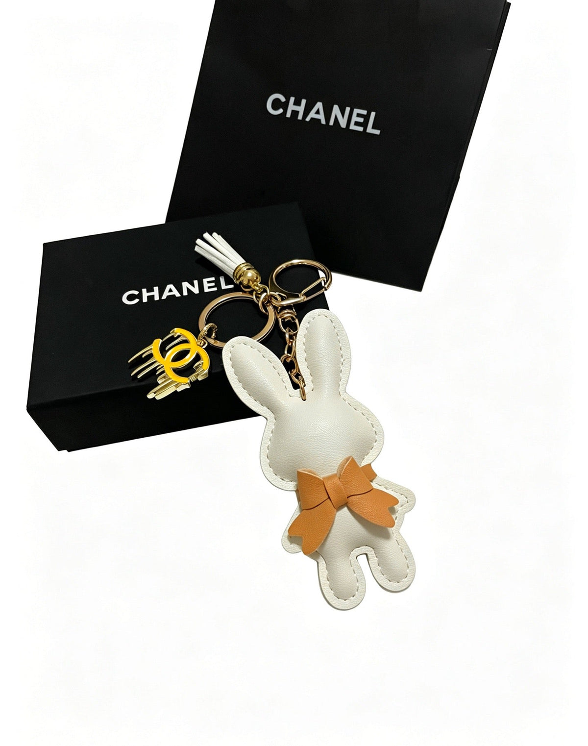 Chanel White Rabbit Charm