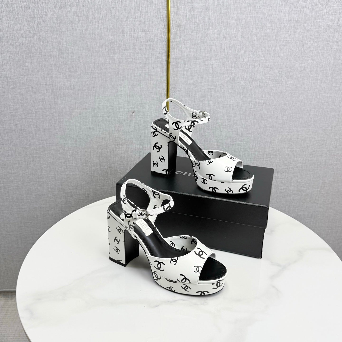 Chanel 2026 Slingback Sandals 75mm Sheepskin 801509