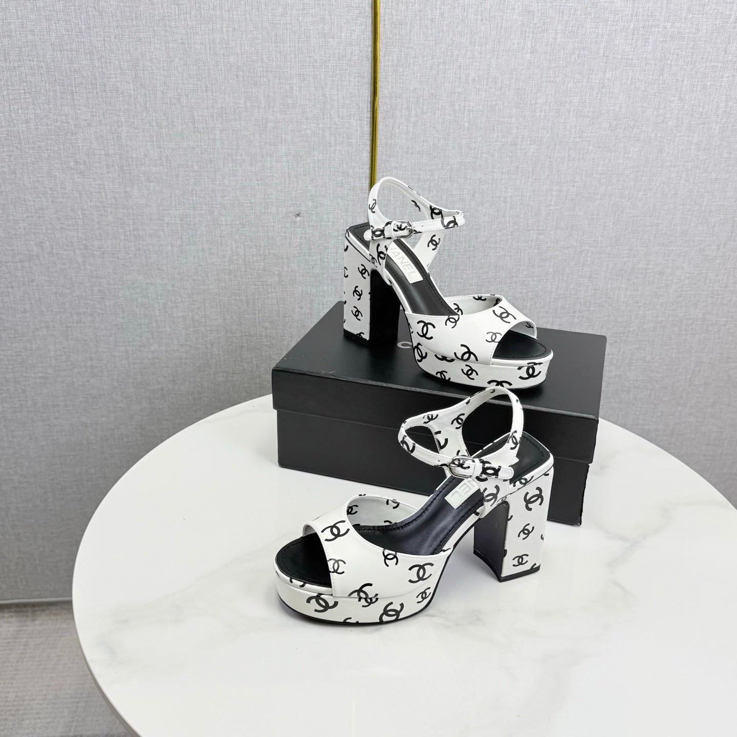 Chanel 2026 Slingback Sandals 75mm Sheepskin 801509