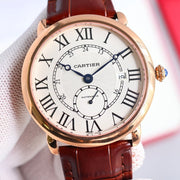RONDE LOUIS CARTIE 40MM ROSE GOLD WHITE DIAL