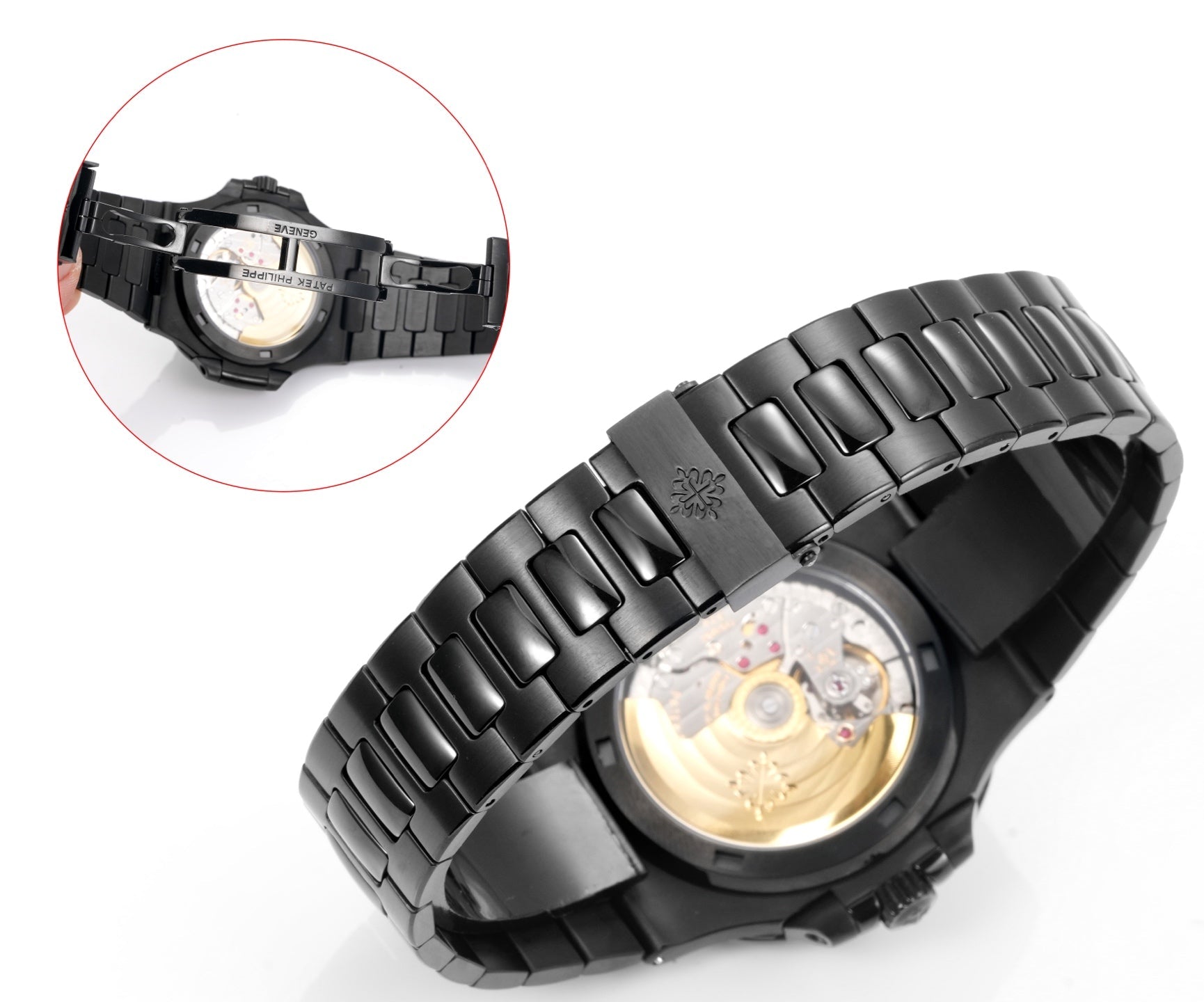 Patek Philippe Nautilus 5711 Red Dial Black Case Watch