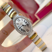 Baignoire 23mm Two-Tone Yellow Gold Diamond Bezel