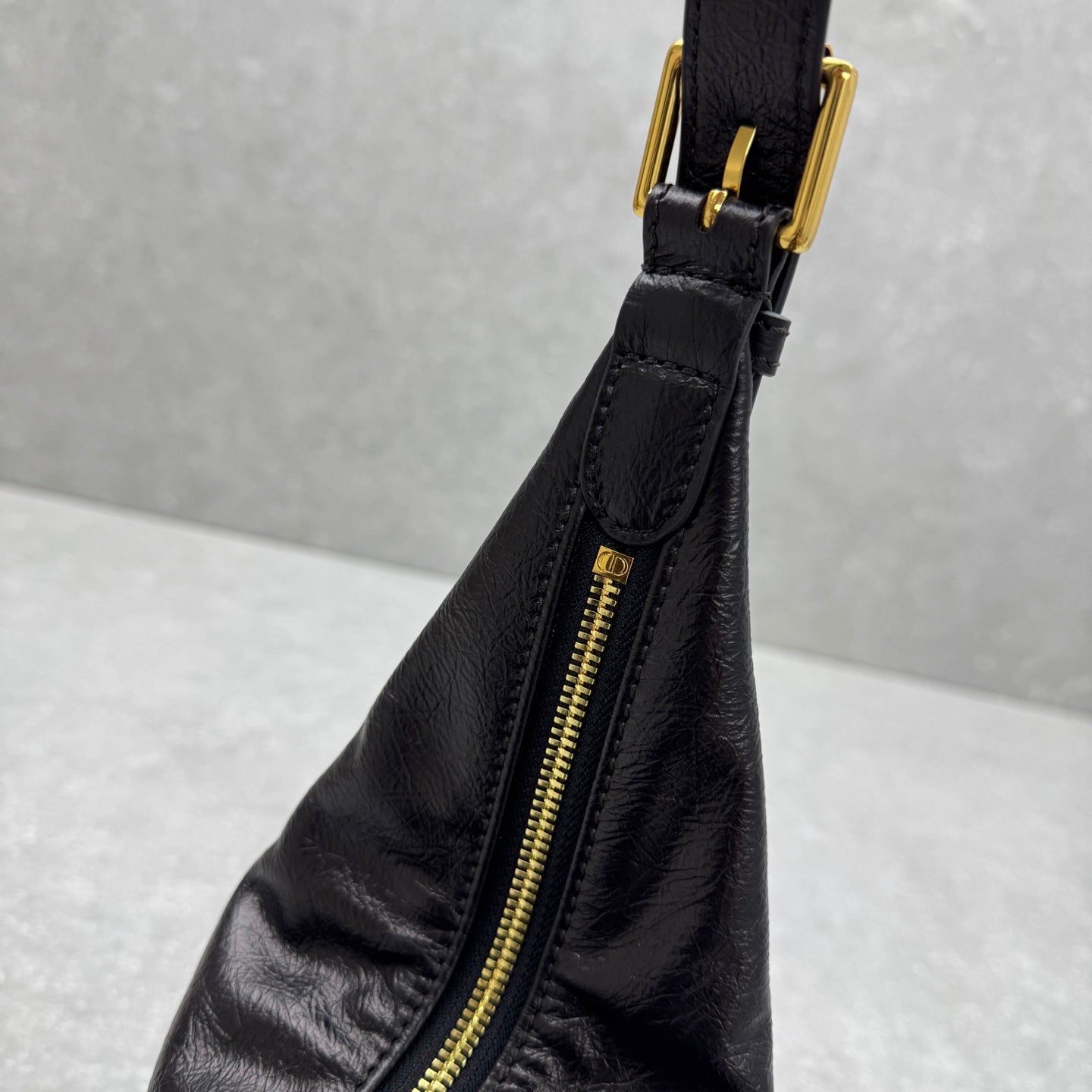 Dior 2025 Grand Tour Multipocket Bag 52cm Black Calfskin