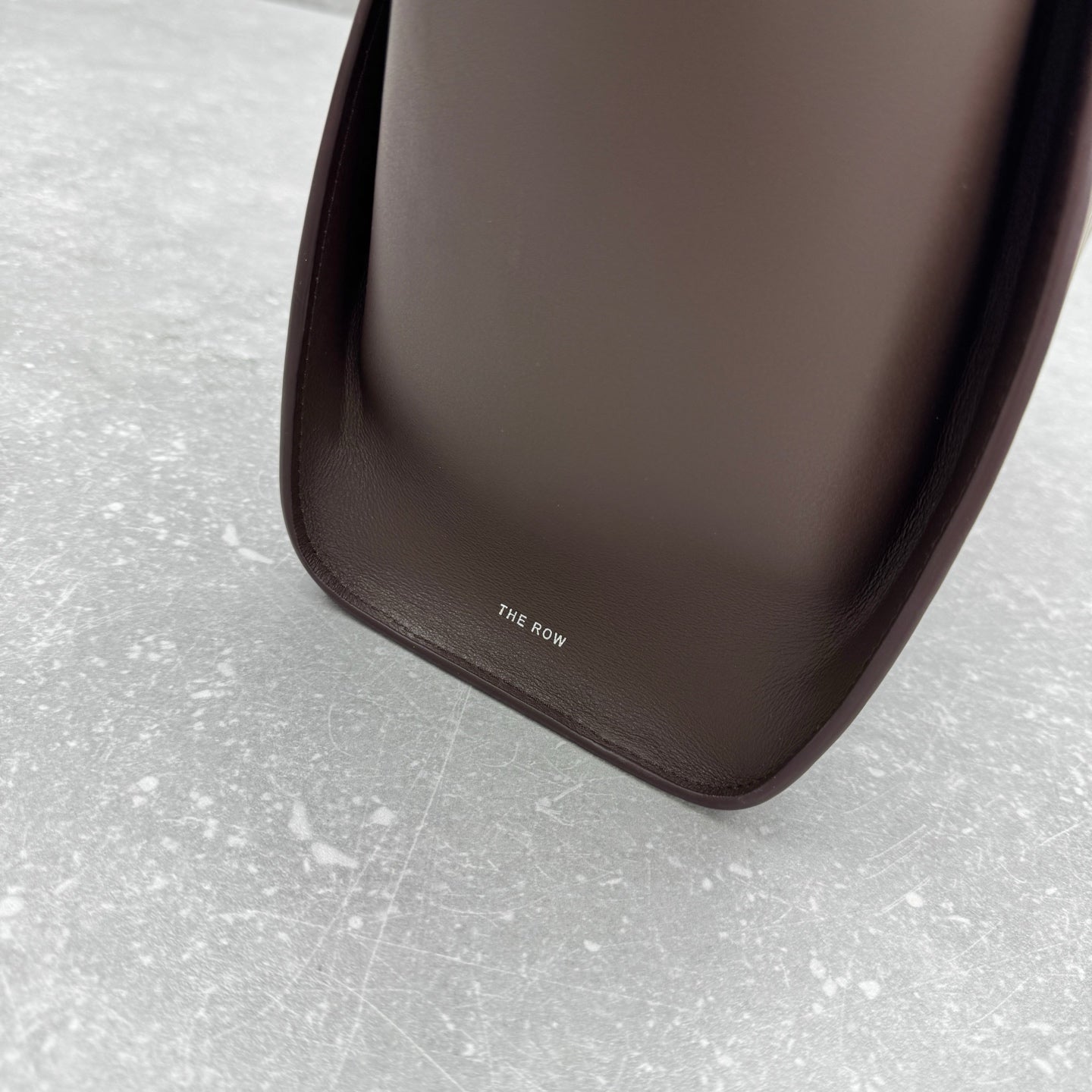 The Row 2025 Marlo  Bag Chocolate Leather