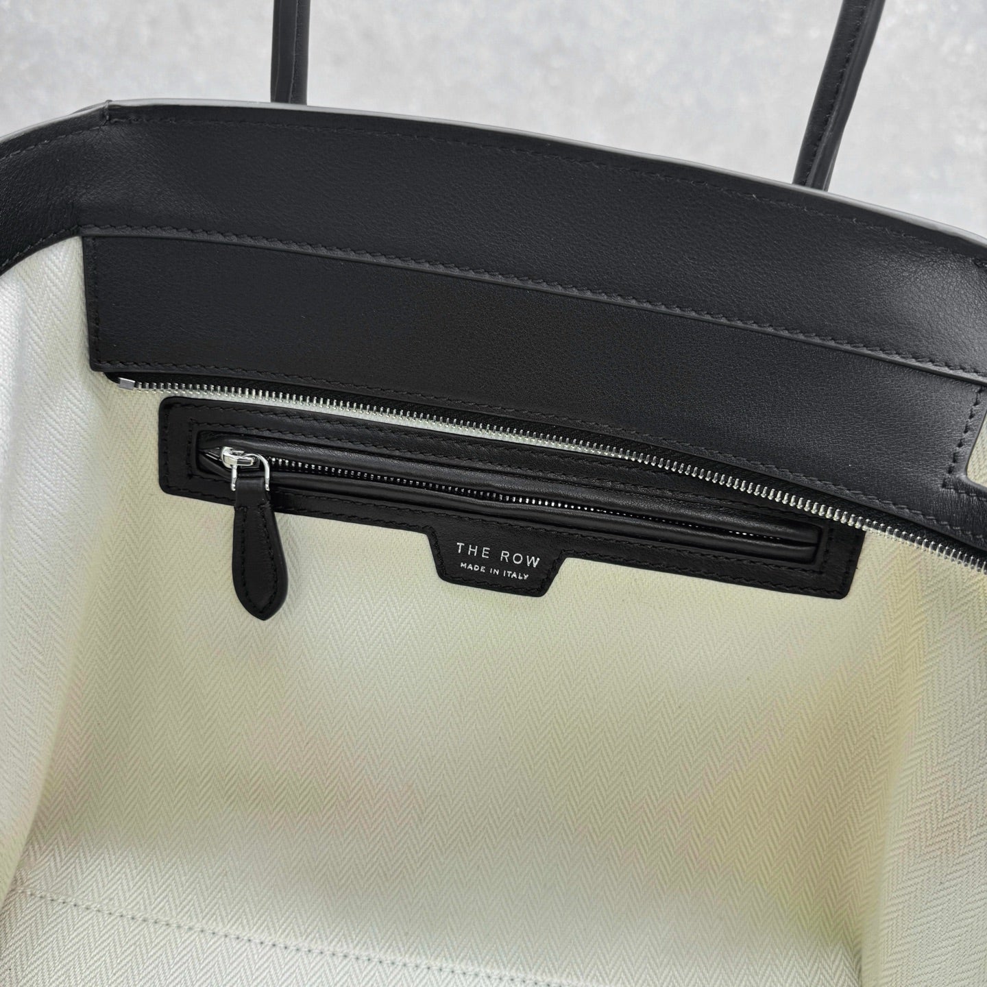 The Row 2025 Marlo Bag  Black Leather